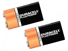 Duracell 9V Cell Plus Power MN1604/6LR6 Batteries (Pack 2) £8.49
